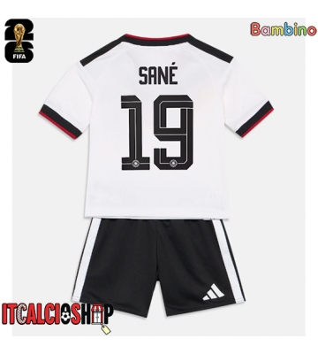 Germania Leroy Sane #19 Prima Maglia Bambino Mondiali 2026 Manica Corta (+ Pantaloni corti)